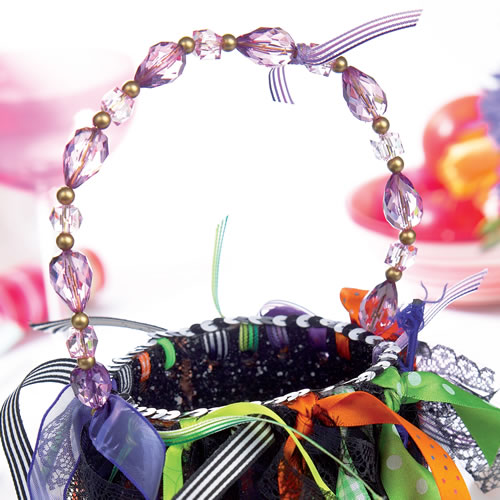 Fabric Trick or Treat Halloween Basket