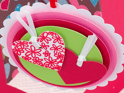 Die Cut Heart Valentine’s Day Card