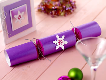 Snowflake Card & Christmas Cracker Making