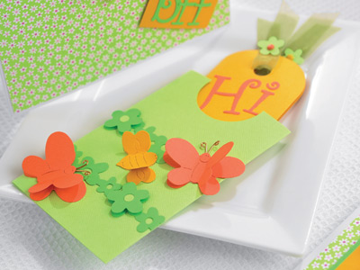 3-D Butterflies Homemade Box & Card