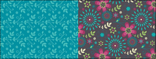 Contemporary purple & Blue Free Papers