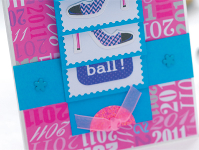 Panelled Joy Sentiment Christmas Card