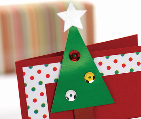 Simple Graphic Christmas Tree Card