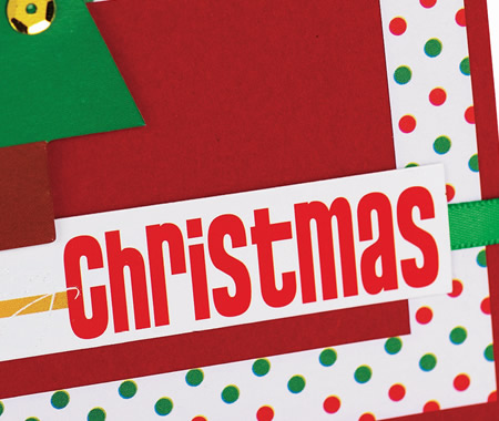 Simple Graphic Christmas Tree Card