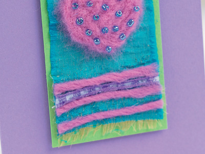 Needle Felted Heart Card Tutorial