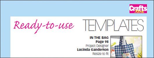 Crafts Beautiful March 2011 (issue 225) Template Pack