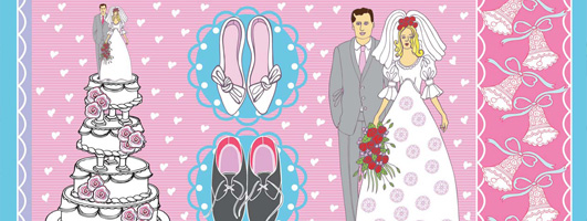 Retro Wedding Free Papers