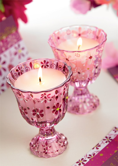 Painted Glassware Home Project