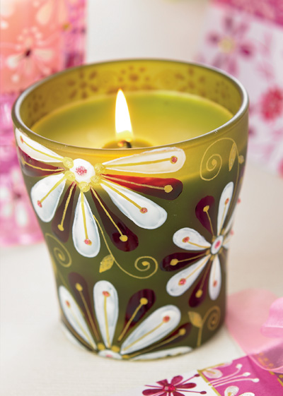 Painted Glassware Home Project