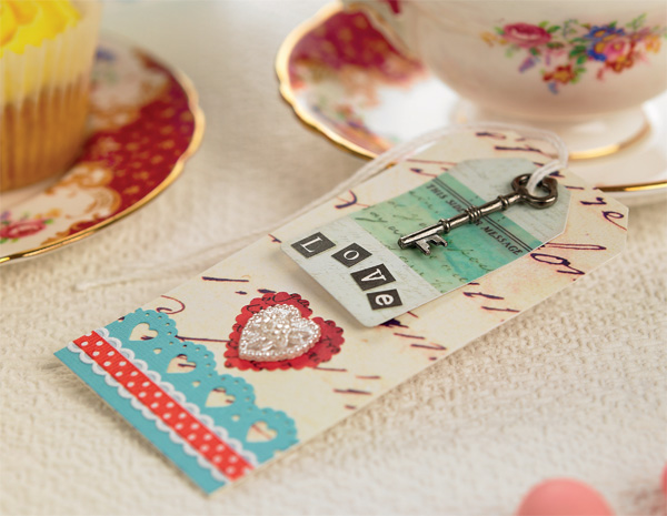 Heart Doily Valentine’s Day Card