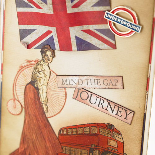 Patriotic London Travel Themed Cards