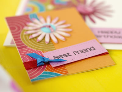 Funky Retro Birthday Card