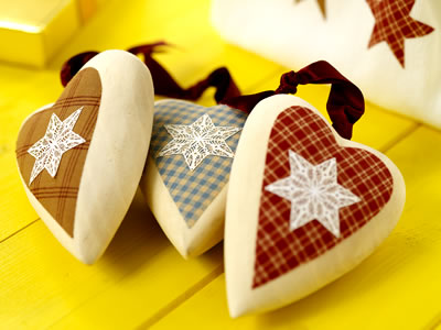 Scandi Style Christmas Decorations and Sack