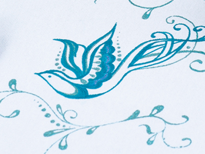 Fabric Table Runner Pen Painting Tutorial