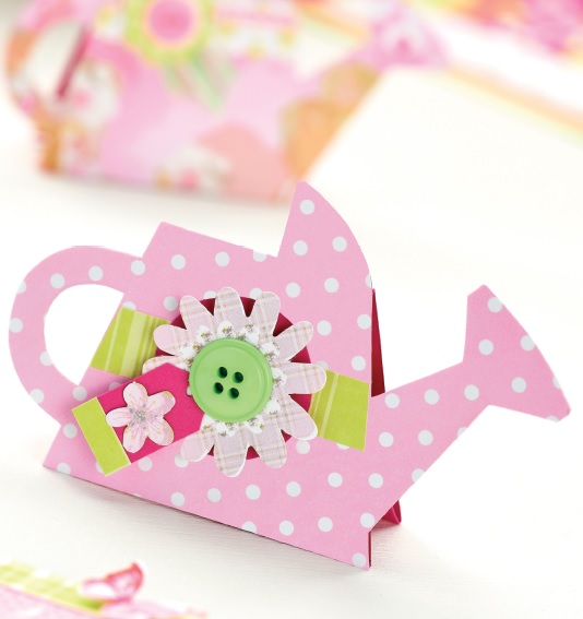 Watering Can Card Template