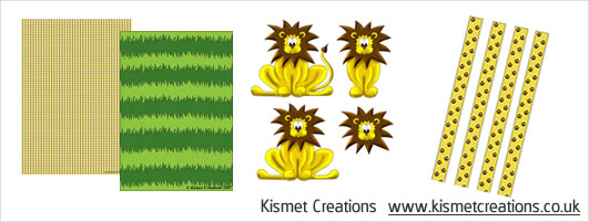 Lion Jungle Print Free Papers
