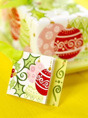 Painted Festive Ceramic Dish