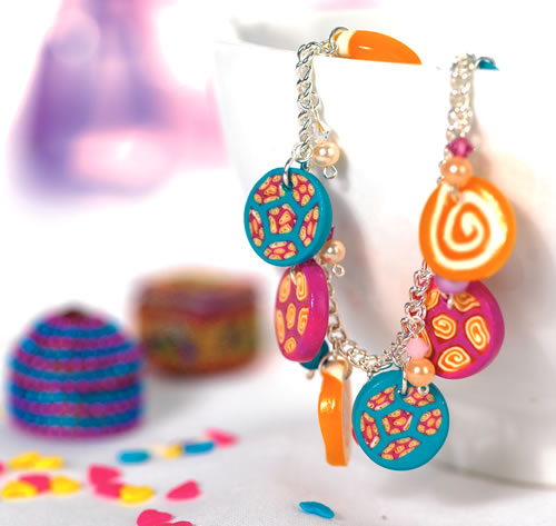 Polymer Clay Charm Necklace