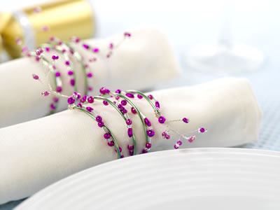 Beaded Napkin Rings