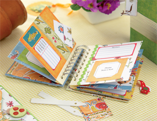 Garden Themed Scrapbook Journal