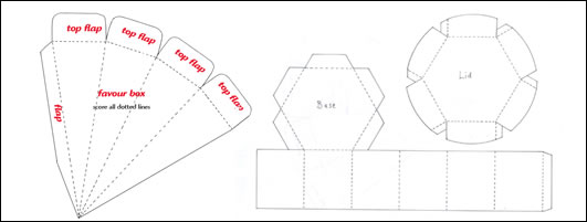 Basic Favour Box Template