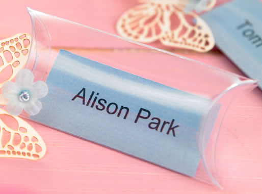 Pastel Pillow Box Wedding Favours