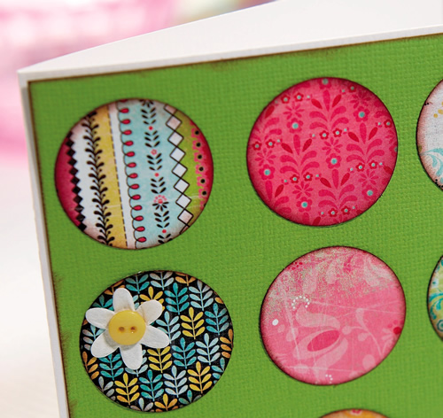 Modern Aperture Circle Greeting Card