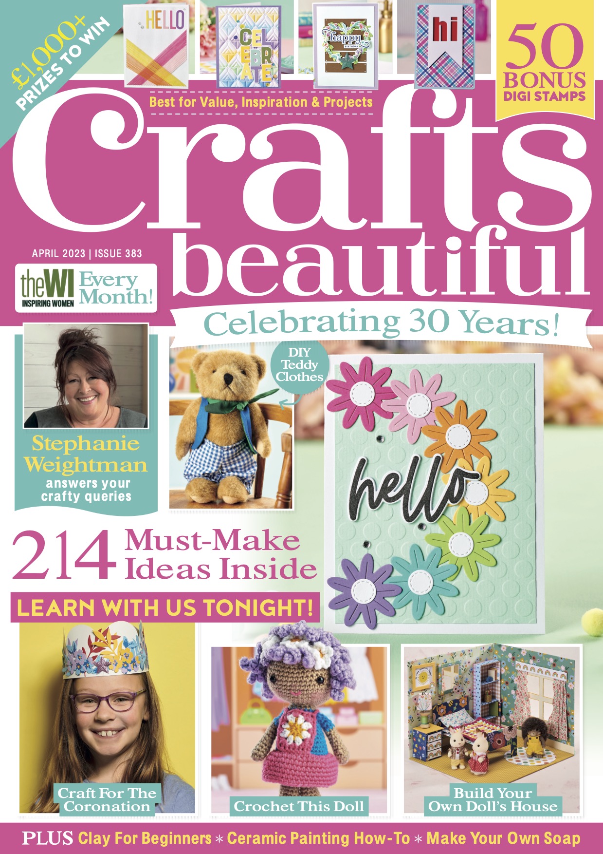Crafts Beautiful April 2023 Issue 383 Template Pack