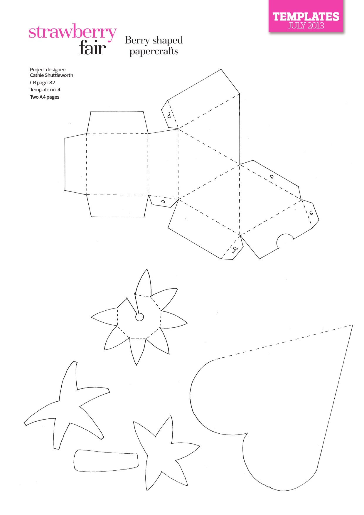 Berry Shaped Papercrafts