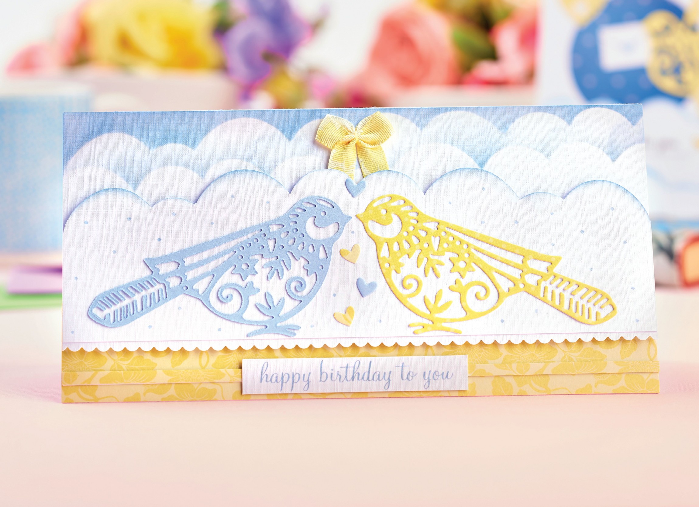 Die-Cut Bird Cards