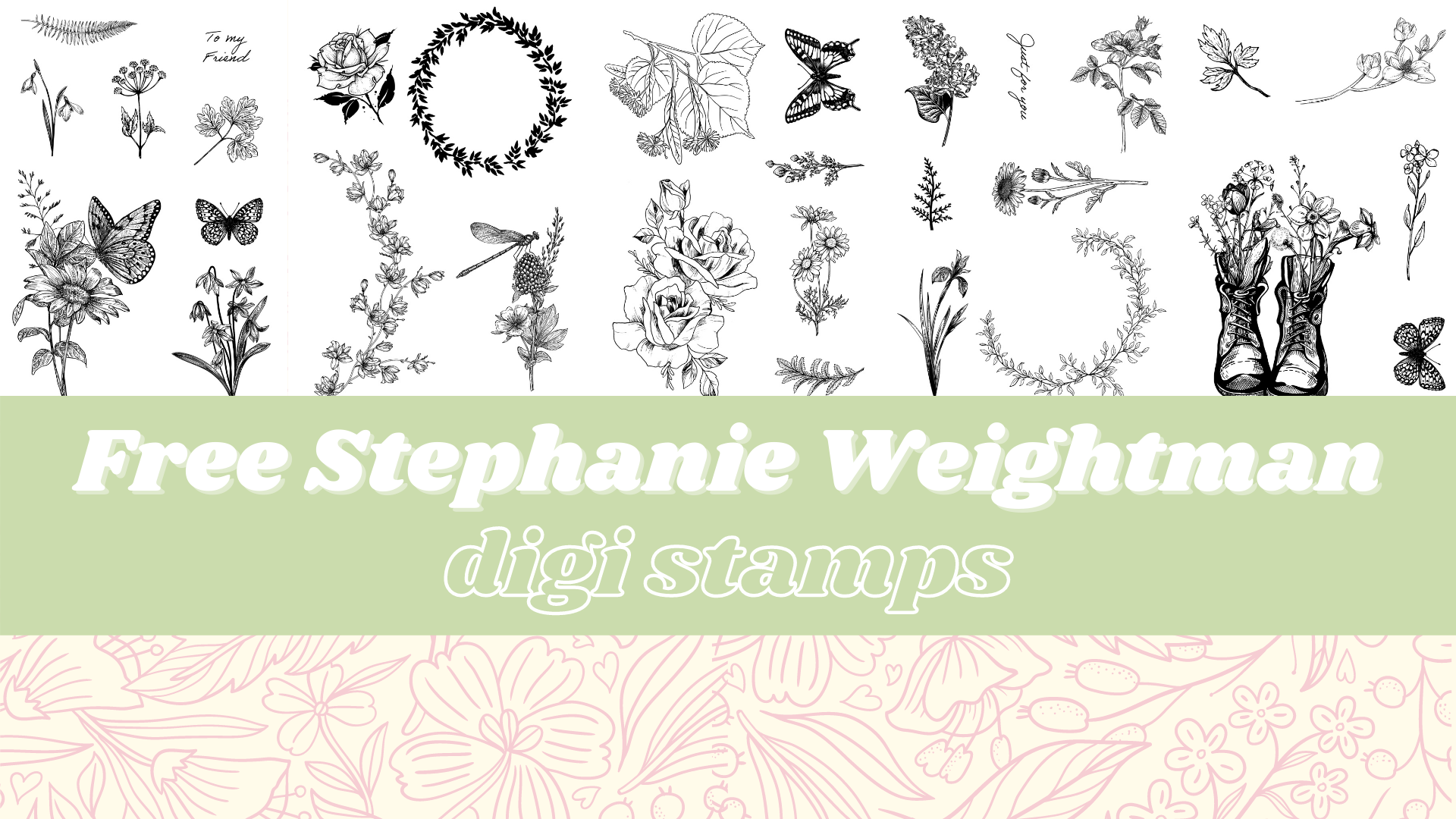 Free Stephanie Weightman Digi Stamps