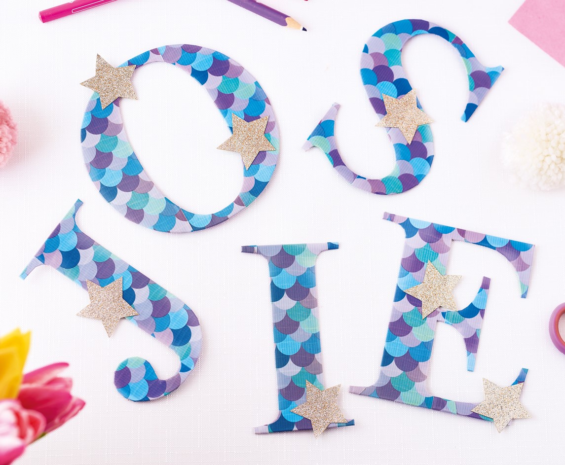 Mermaid Makes with Duck Tape