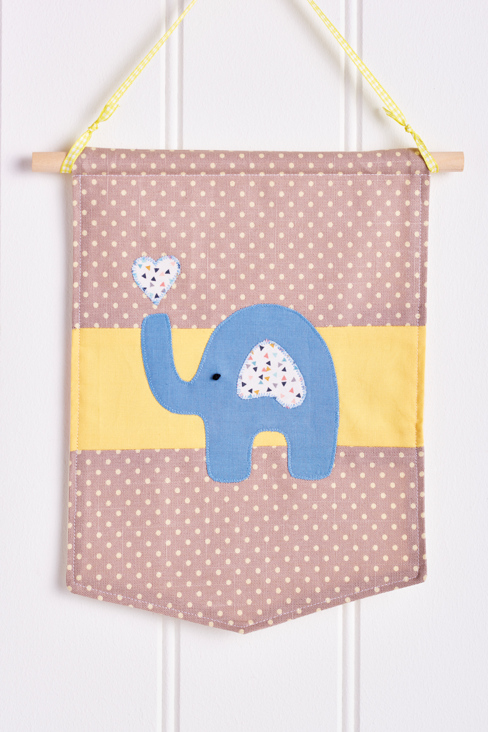 New Baby Stitched Elephant Gift Set