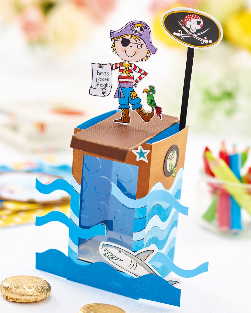 Pirate Birthday Greeting Cards for Kids