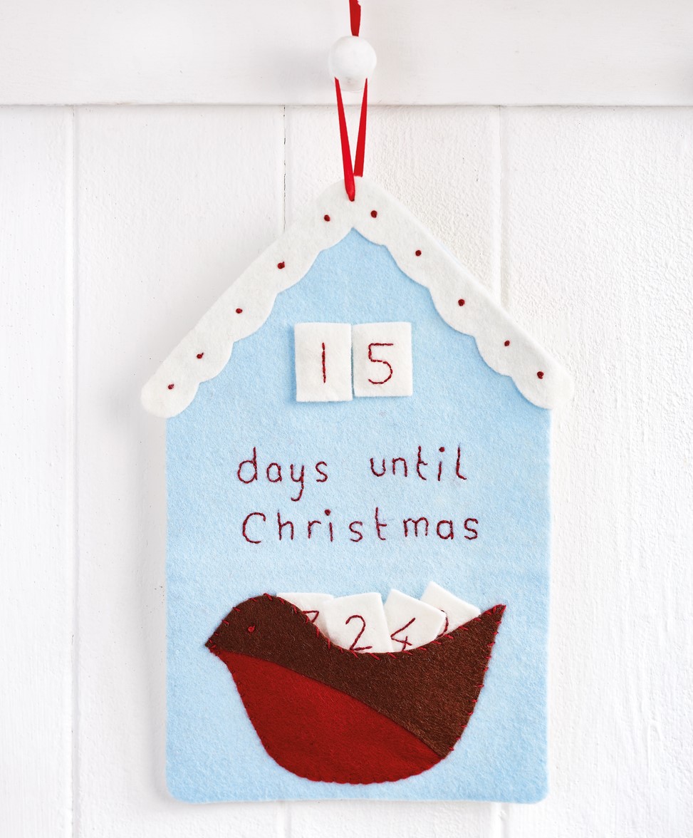 Stitched Scandi Christmas Felt Decorations