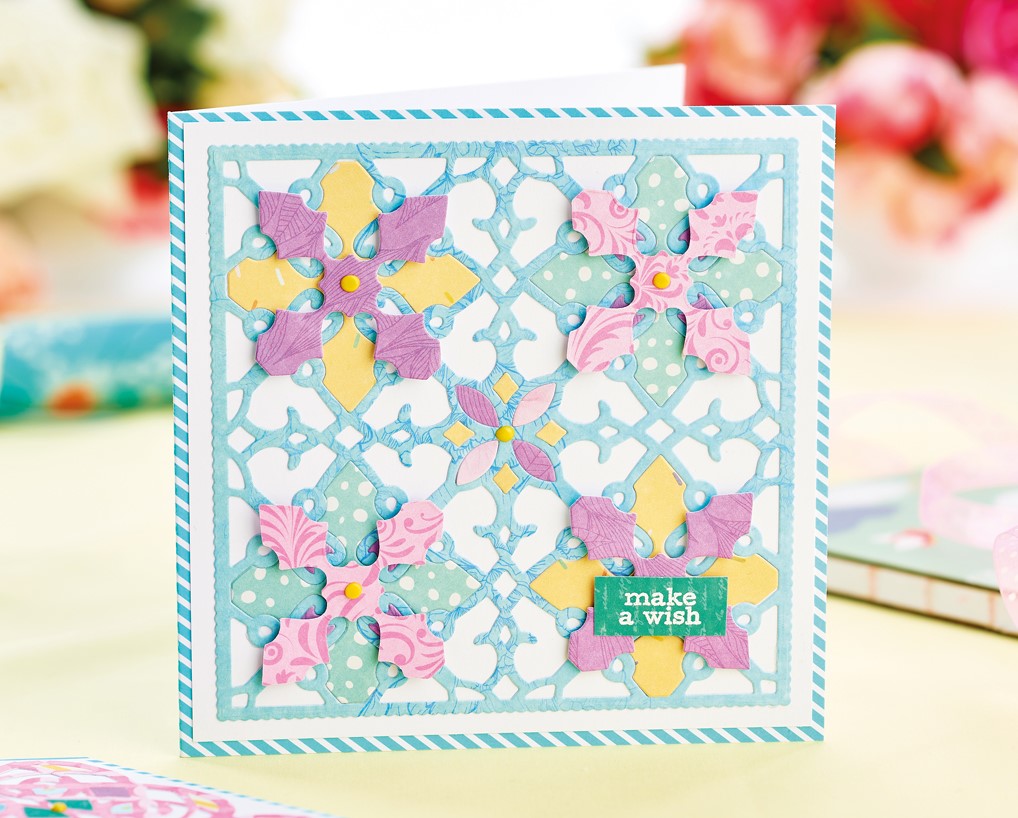 Paper-Pieced Die Cut Greetings