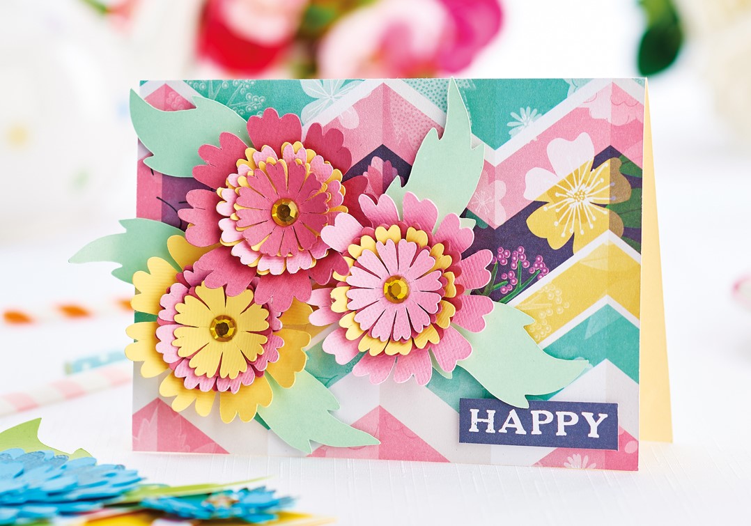 Bright Flowers Using Brother ScanNCut