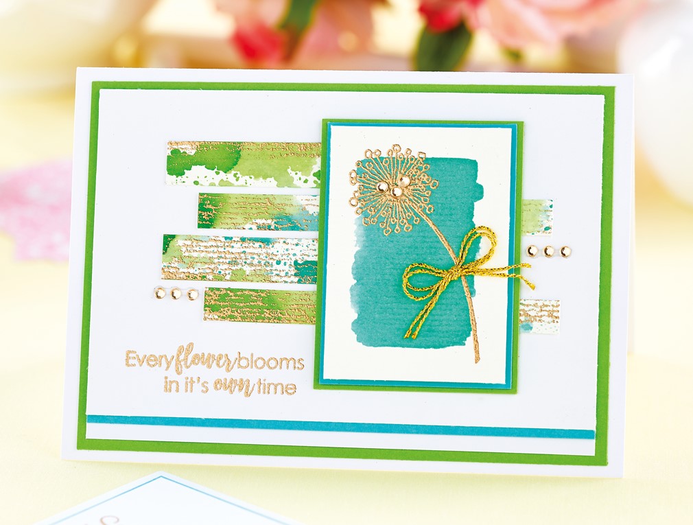 Easy Watercolour and Emboss Backgrounds