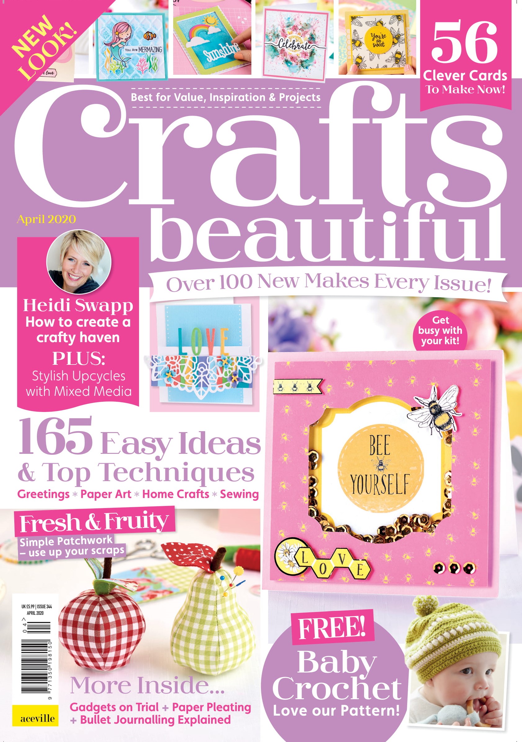 Crafts Beautiful April 2020 Issue 344 Template Pack