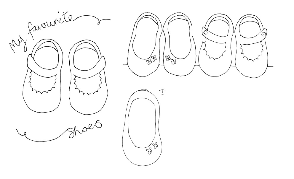 Children’s Shoe Applique Motif