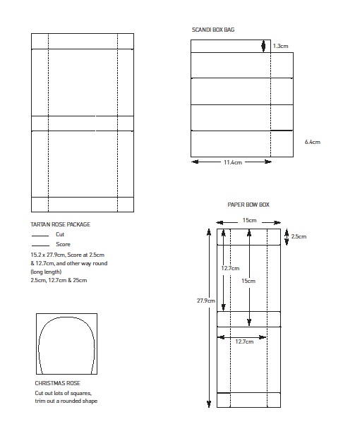 Handmade Christmas Packaging Templates