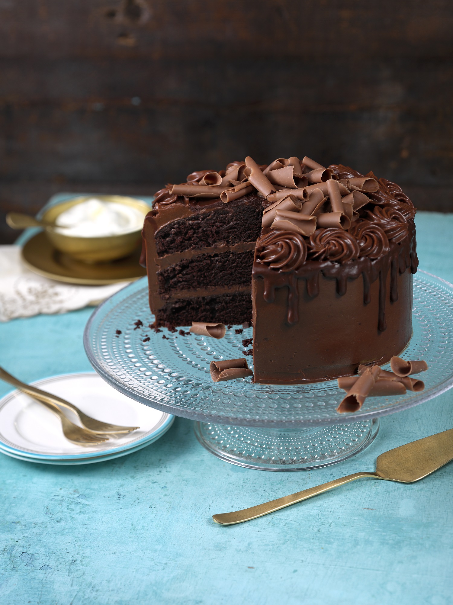 Divine Chocolate Layer Cake