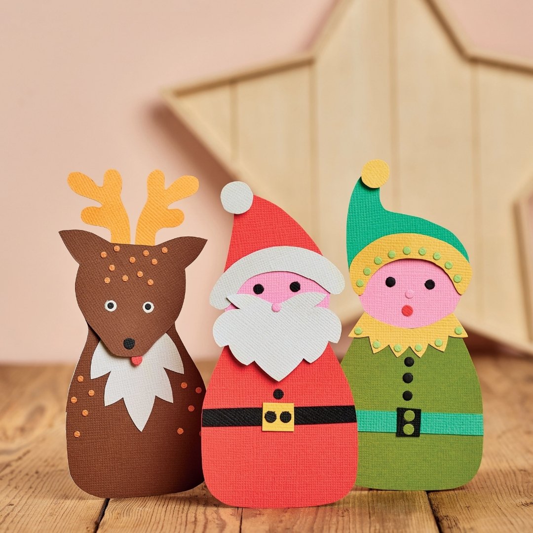 Simple Die-Cut Christmas Cards