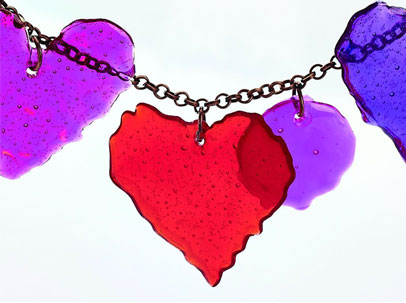 Colour Melt Crystal Pendants