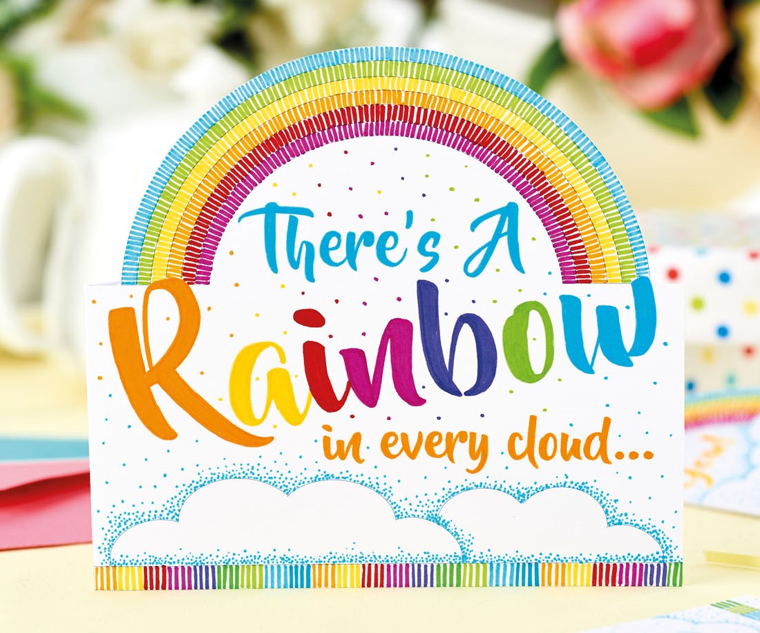 Rainbow Cards with Colouring Pens