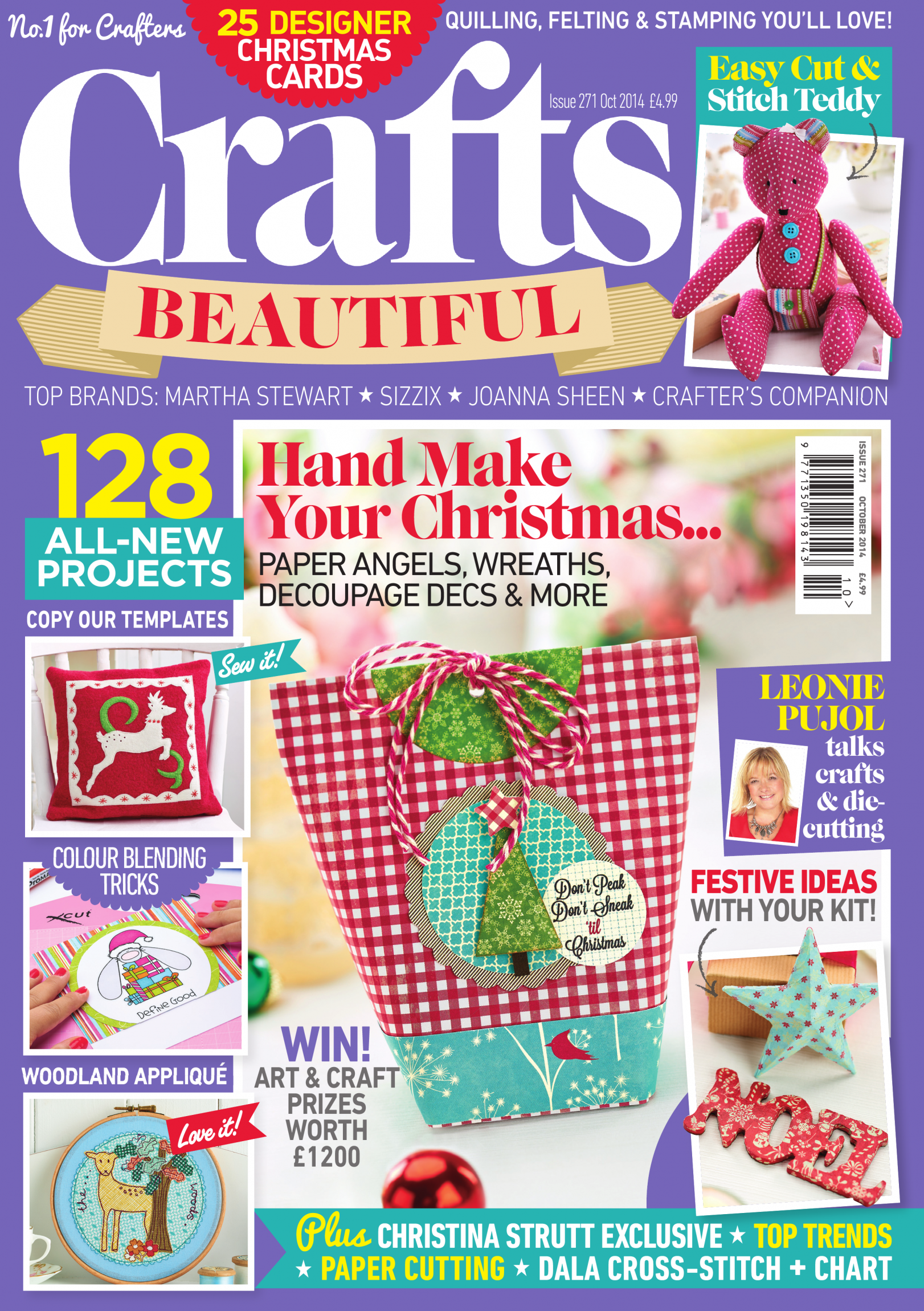 Crafts Beautiful October 2014 (Issue 271) Template Pack