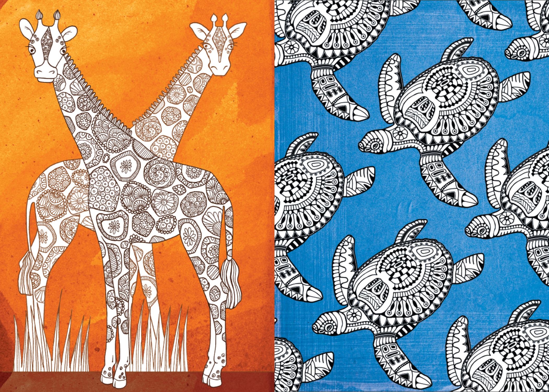 Free Art Therapy Colouring In Pages