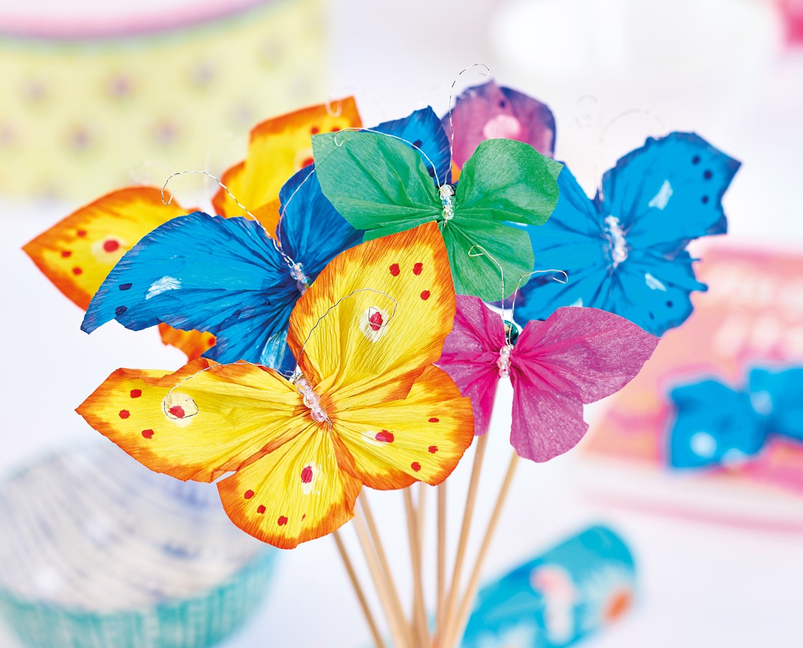 Crepe Paper Butterflies