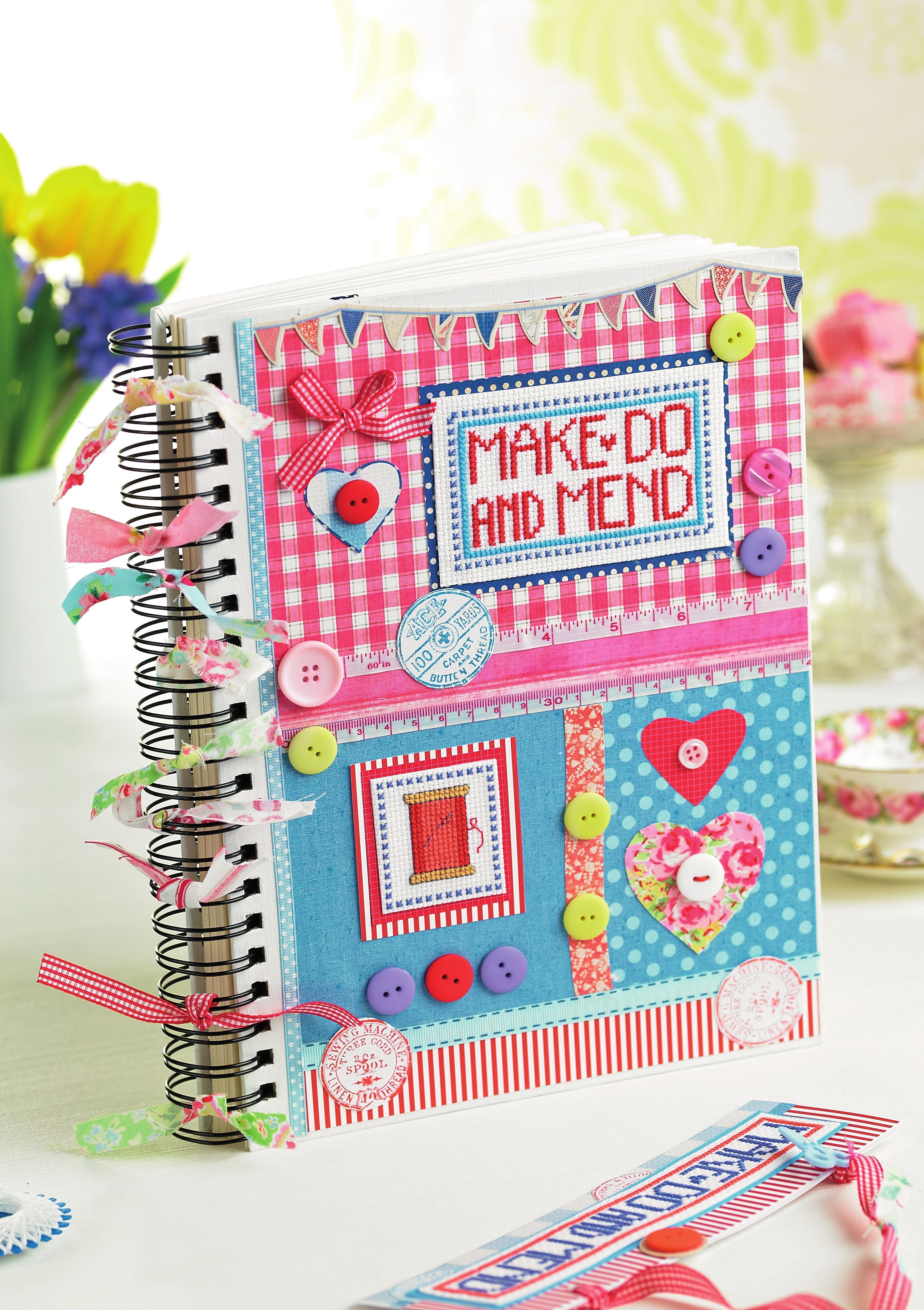 Cross-Stitch Notebook Cover