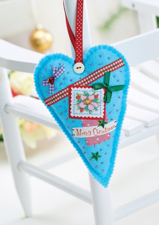 Christmas Flower Cross-stitch Chart